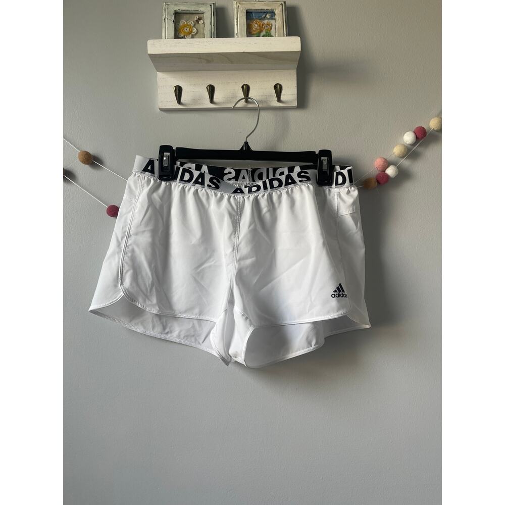 Adidas AeroReady White Athletic Shorts